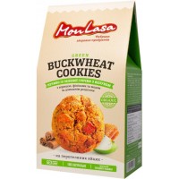 Печиво MonLasa із зеленої гречки з яблуками, 120 г
