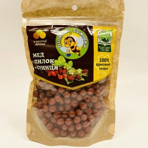 Натуральные конфеты-драже "Цілюща бджілка" с земляникой, 150 г
