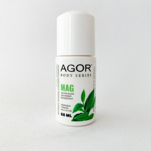 Натуральный магниевый дезодорант AGOR MAG (роликовый) 55 мл