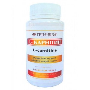 L-карнітин Грін-Віза 100 капс. по 400 мг