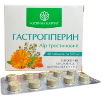 Гастрогіперин Аїр Рослина Карпат для зниження кислотності шлунку 60 табл. по 500 мг