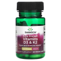 Swanson Extra Strength D3 vegan 125 мкг + K2 (MK-7) 100 мкг 60 vegcaps