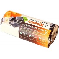 Натуральный батончик Доброїж Абрикосовий блюз в черном шоколаде без сахара 36 г