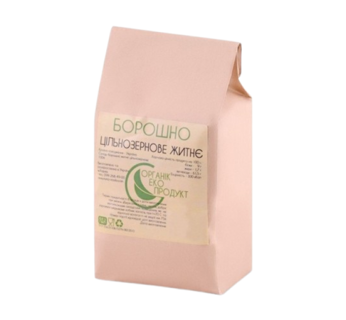 Борошно житнє цільнозернове ОрганикЕкоПродукт 1 кг