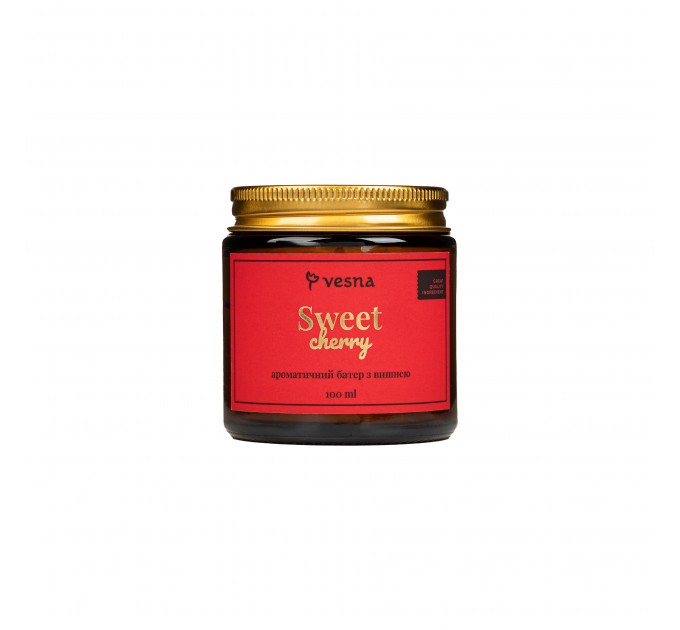 Батер для тіла VESNA Sweet cherry з вишнею для відновлення пружності 100 мл