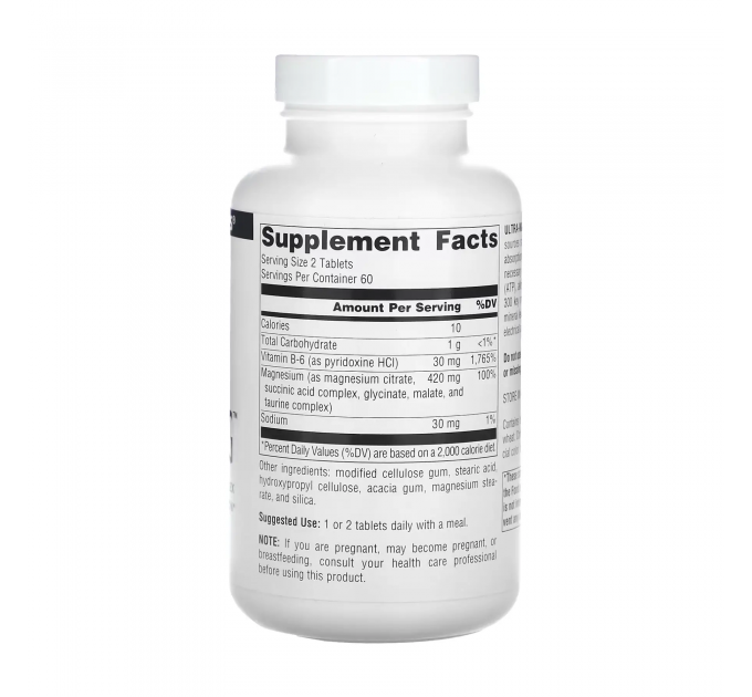 Source Naturals Ultra-Mag Magnesium Complex Магниевый комплекс 60 табл.