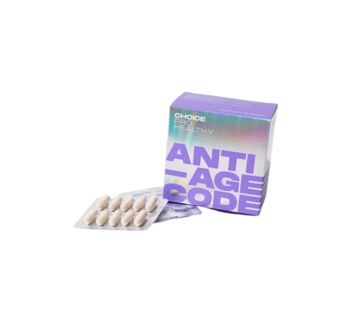 ANTI-AGE CODE Choice – комплекс для уповільнення старіння 60 капc.