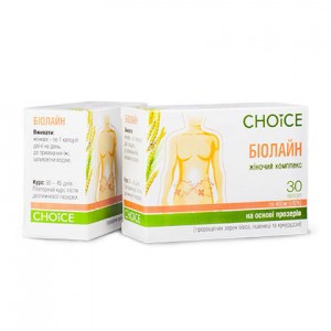 БІОЛАЙН Choice – дієтична добавка для жіночого здоров'я 30 капс.