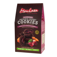Печенье MonLasa Брауни с вишневой начинкой vegan 120 г
