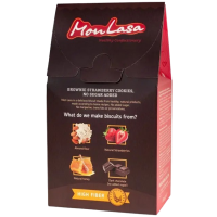 Печенье MonLasa Брауни с клубничной начинкой vegan 120 г