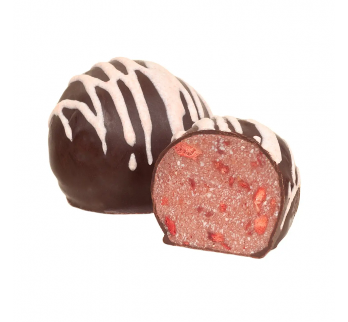 Натуральные конфеты MonLasa Клубничный трюфель без сахара 100 г