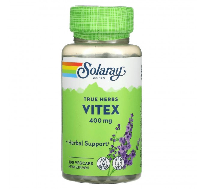 Solaray Vitex экстракт витекса 400 мг 100 vegcaps