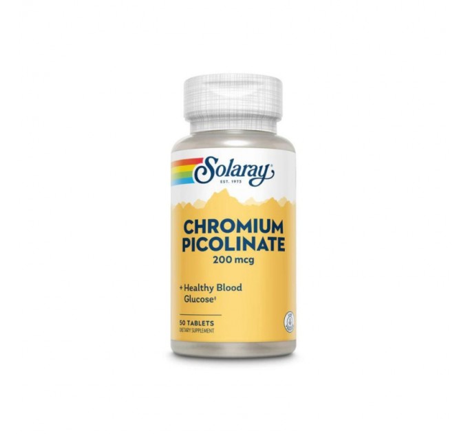 Solaray Chromium Picolinate Хрому піколінат 200 мкг 100 vegcaps