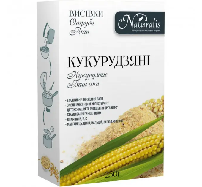 Висівки кукурудзяні Naturalis 250 г
