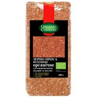 Зерно проса неочищенное органическое Organic Country 400 г Зерно проса неочищенное органическое Organic Country 400 г
