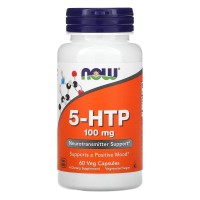 Now Foods 5-HTP 5-гідрокситриптофан 100 мг 60 vegcaps.
