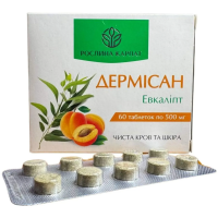 Дермисан Рослина Карпат чистая кровь и кожа 60 табл. по 500 мг Дермисан Рослина Карпат чистая кровь и кожа 60 табл. по 500 мг