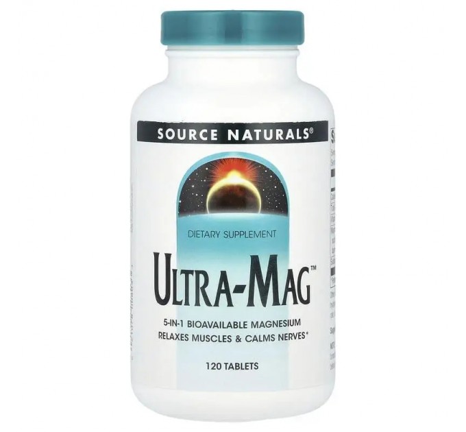 Source Naturals Ultra-Mag Magnesium Complex Магнієвий комплекс 120 табл.