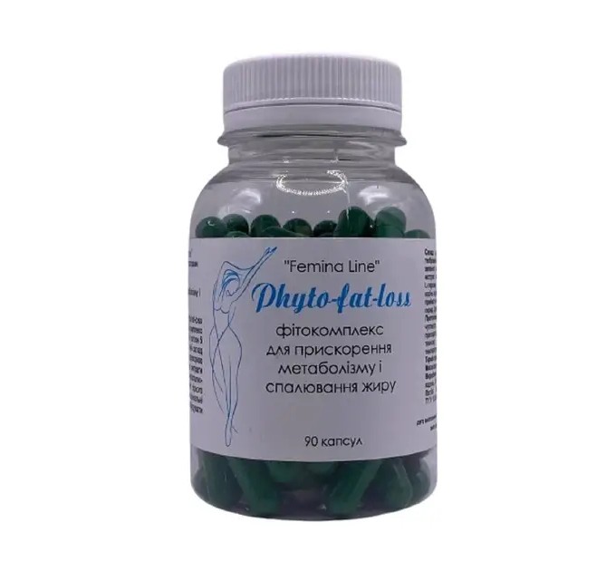 Phyto-fat-loss - фітокомплекс для прискорення метаболізму та спалювання жиру 90 капс.