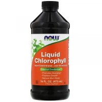 Now Foods Liquid s Chlorophyll & Mint Жидкий Хлорофилл 473 мл