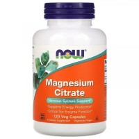 Now Foods Magnesium Citrate Магния цитрат 400 мг 120 капс. Now Foods Magnesium Citrate Магния цитрат 400 мг 120 капс.