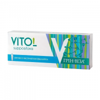 Свічки Грін-Віза Вітол з екстрактом евкалипту 10 шт.