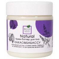 Крем-баттер для тіла EcoKrasa Ніжна шкіра какао і бабасу 150 мл Крем-баттер для тіла EcoKrasa Ніжна шкіра какао і бабасу 150 мл