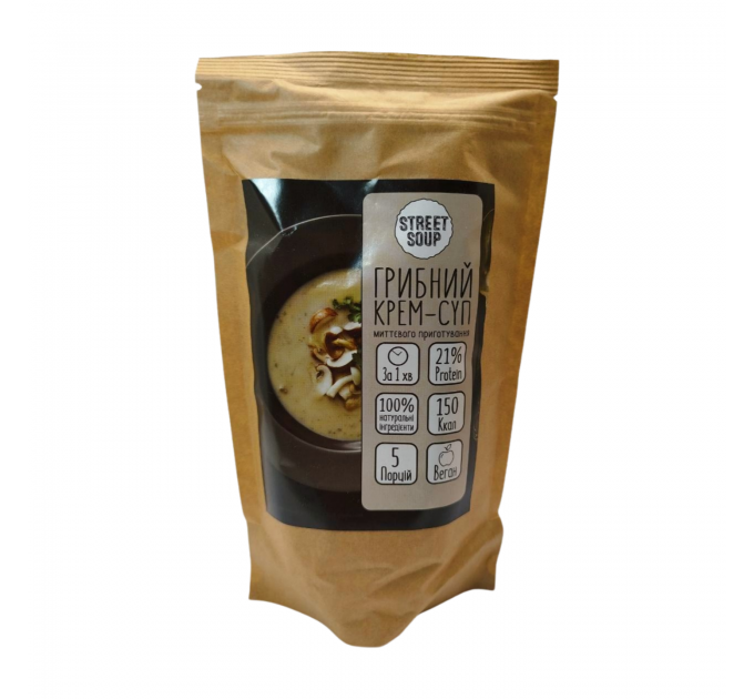 Крем-суп грибной STREET SOUP 250 г (дой-пак)