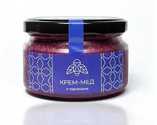 Крем-мед Ahimsa з чорницею 300 г