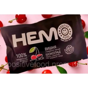 Батончик Positive Food HEMO вишня у шоколаді без цукру 36 г