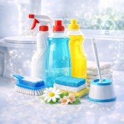 Засоби для прибирання ванни і туалету