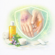 При опіках та ударах