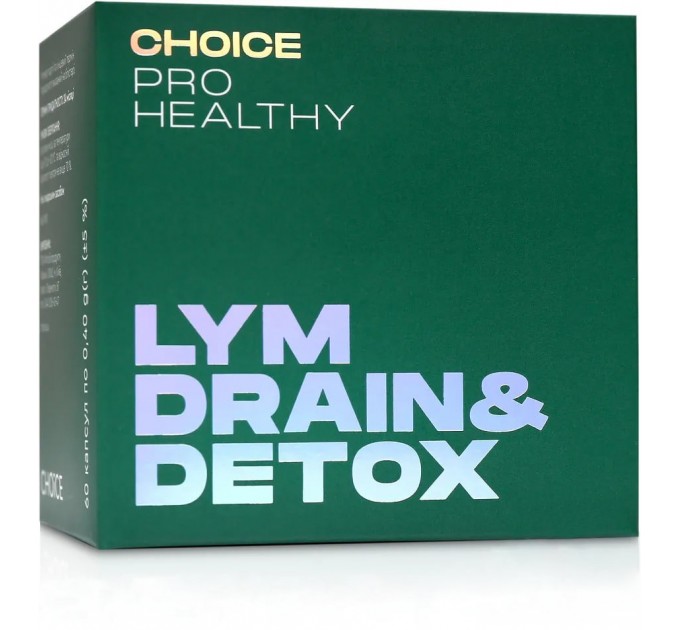 LYM DRAIN&DETOX Choice – комплекс для лімфатичної системи 90 капc.