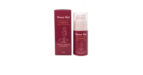 Интимный гель Venus Gel с L-аргинином и фитоэстрогенами для повышения чувствительности 30 мл