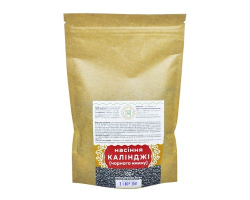 Семена чёрного тмина (калинджи), 100 г, Эколия