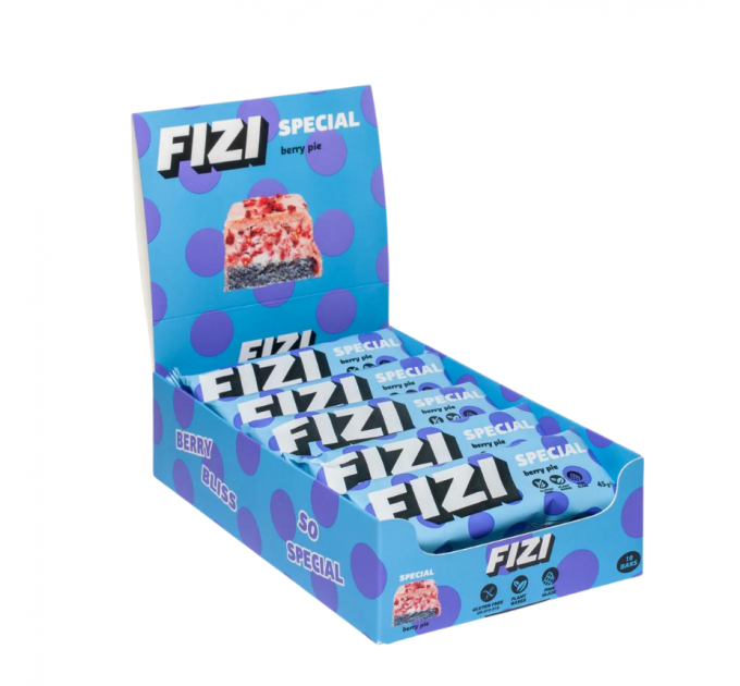 Батончик FIZI Berry Pie ягодный пирог 45 г