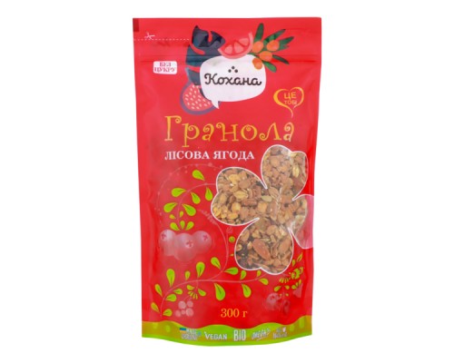 Гранола Кохана Лісова ягода 300 г