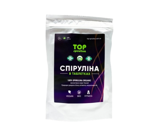 ТОП-Спирулина (из озера Ченхай) в таблетках 100 г