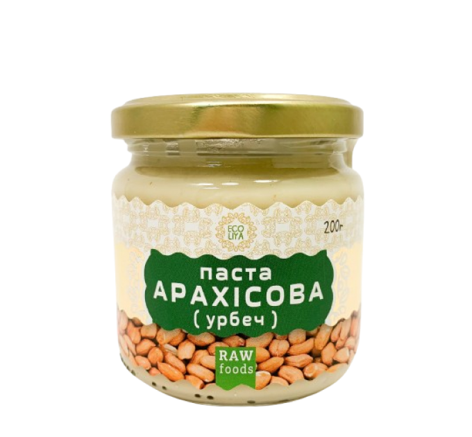 Паста арахисовая (урбеч) Эколия, 200 г