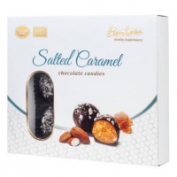 Шоколадные конфеты MonLasa с миндалем и соленой медовой карамелью 140 г