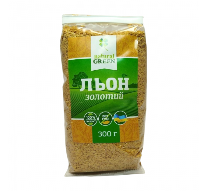 Семена золотого льна, 300 г, Natural Green