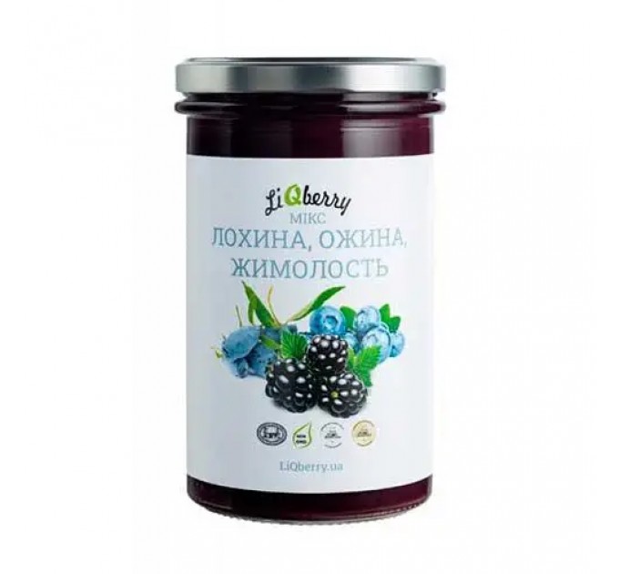 Паста LiQberry МИКС голубика, ежевика, жимолость 545 мл