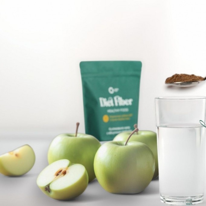 Клітковина льону з яблучним пектином Diet Fiber Грін-Віза: легкість, яка працює зсередини