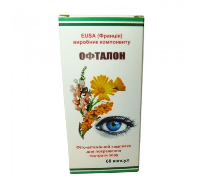 Офталон – фито-витаминный комплекс для улучшения зрения 60 капс.