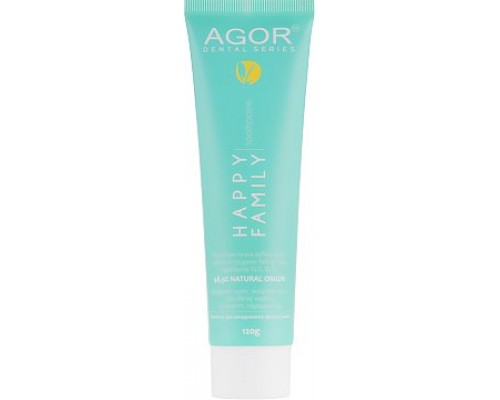 Натуральная профилактическая зубная паста AGOR HAPPY FAMILY 120 г