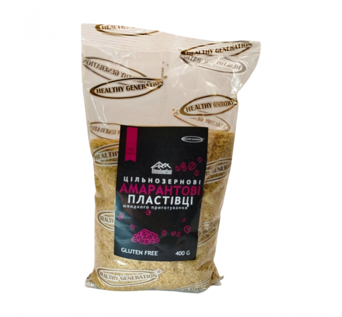 Хлопья амарантовые цельнозерновые Healthy Generation 400 г