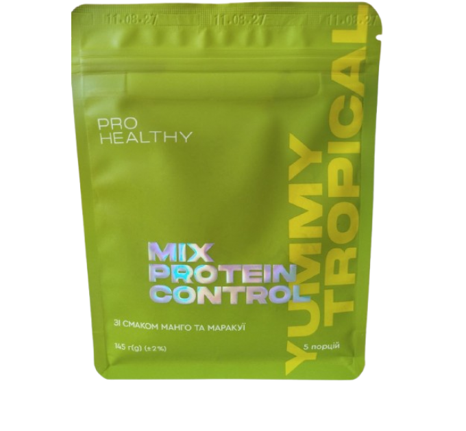 Протеиновый коктейль Choice Mix Protein Control со вкусом манго и маракуйи 145 г