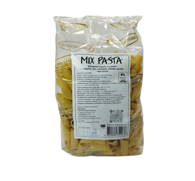 Макарони без глютену MIX Pasta ТМ Healthy Generation 300 г