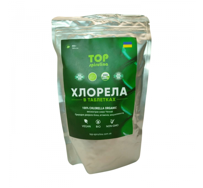 ТОП-Хлорелла из озера Ченхай в таблетках 250 г
