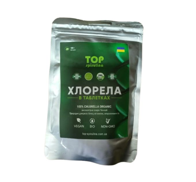 ТОП-Хлорела (з озера Ченхай) у таблетках 100 г
